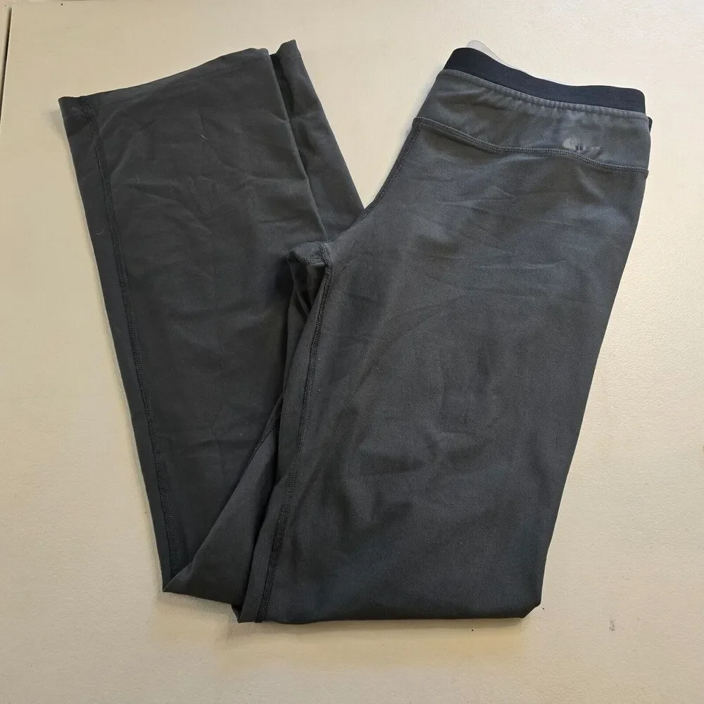 Nike Jogger Pants Women's XL Dark Gray Pull On Straight Leg Just Do It Stretch